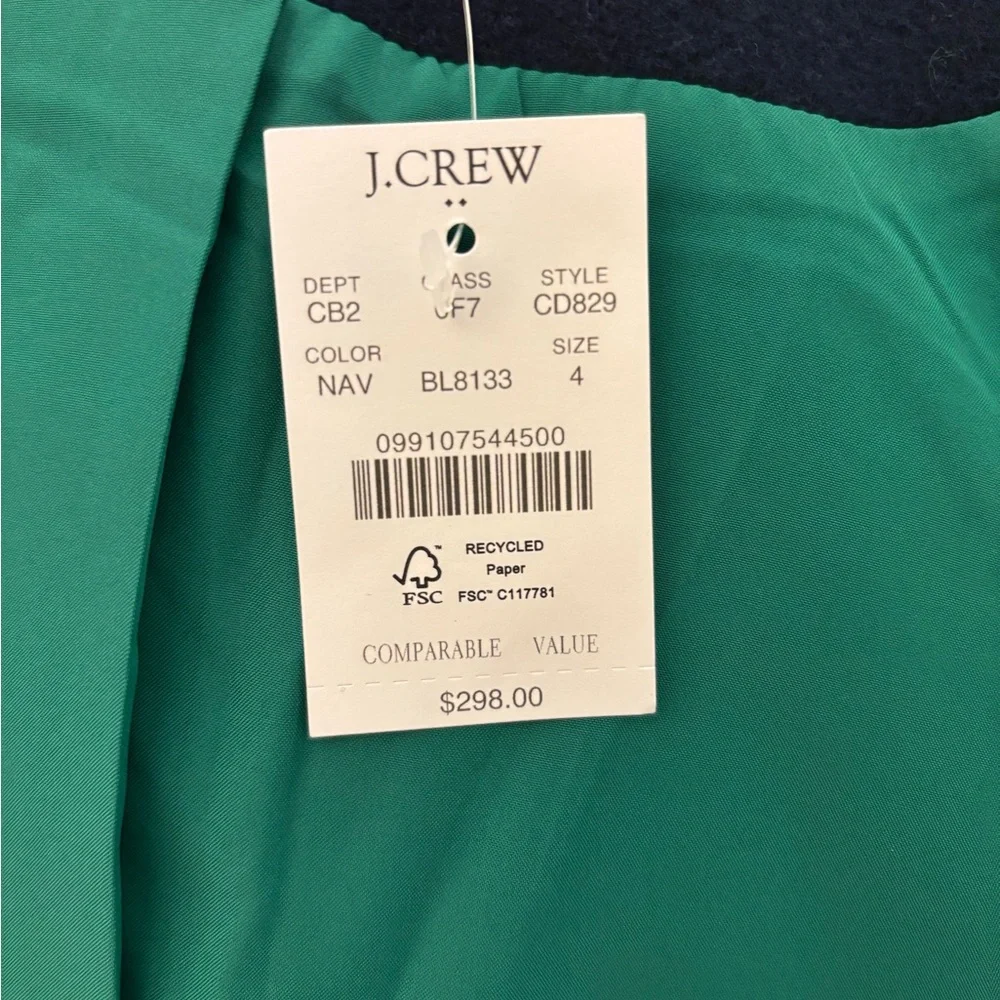 J. Crew Navy Blue Women's Blazer Coat